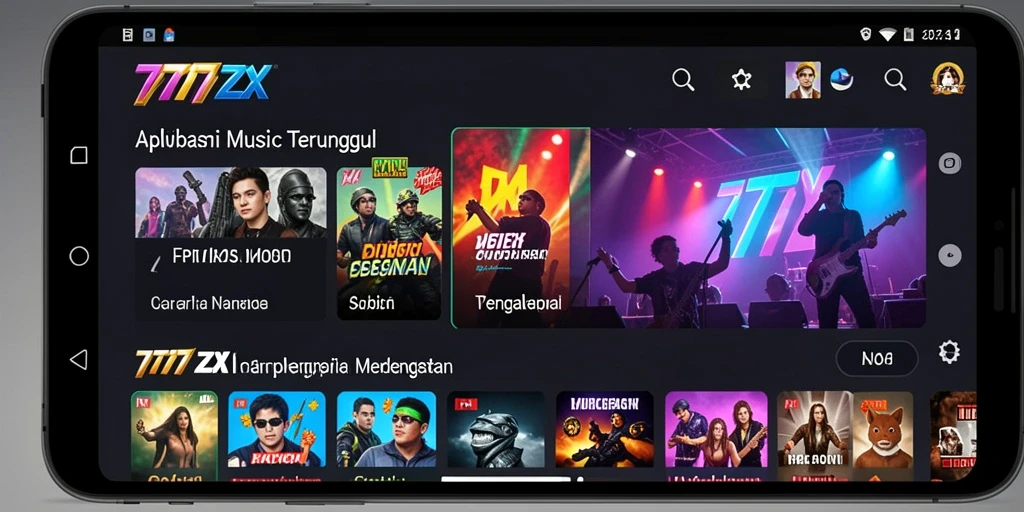 Screenshot utama 777ZX menampilkan antarmuka aplikasi yang menarik dan mudah digunakan.