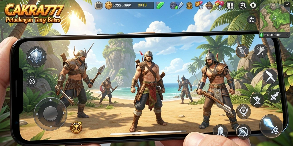Tampilan gameplay CAKRA777 yang menarik dalam dunia terbuka.