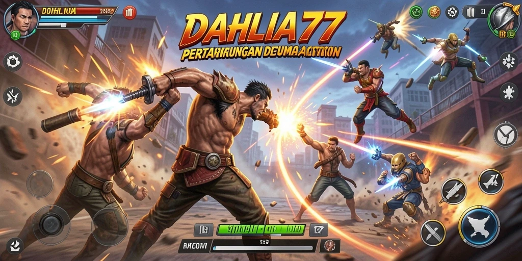 Menampilkan aksi mendebarkan dari gameplay DAHLIA77 yang penuh ketegangan.