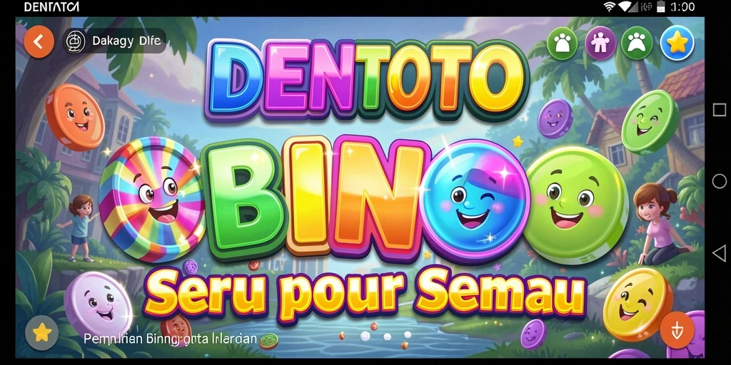 Tampilan gameplay DENTOTO yang seru dan mendebarkan di Bingo.