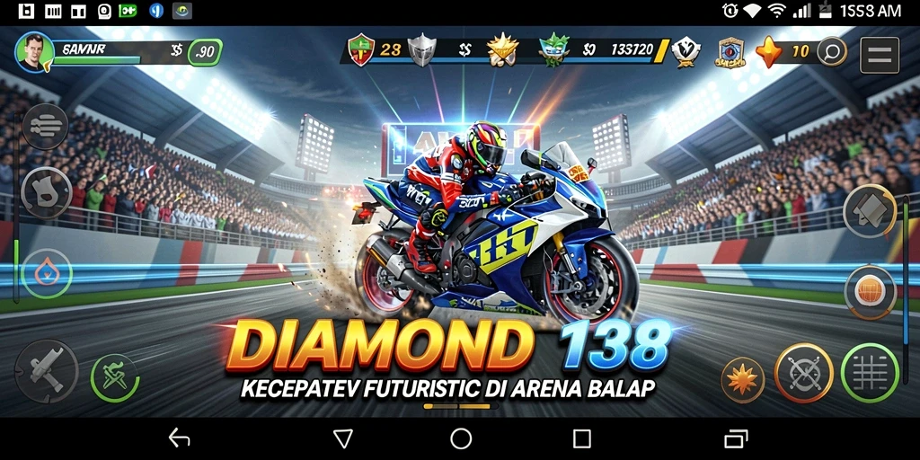 Gameplay seru balapan motor di DIAMOND138.