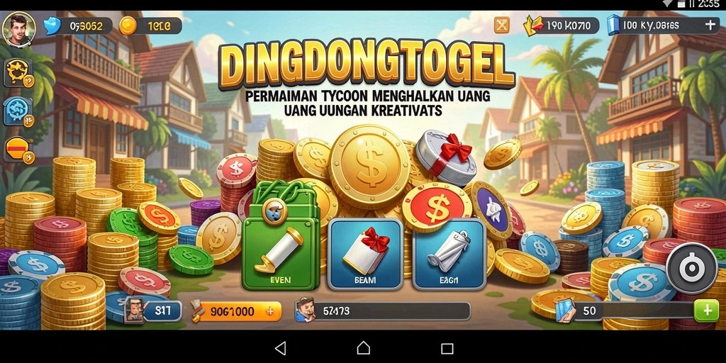 Tampilan gameplay DINGDONGTOGEL yang seru dan menantang.