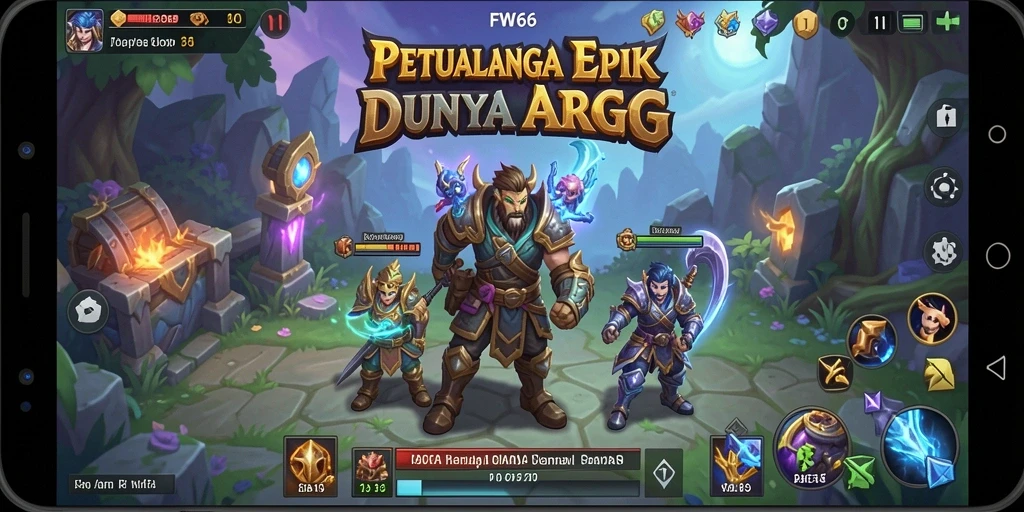 Screenshot gameplay menunjukkan aksi seru di dunia ARPG.
