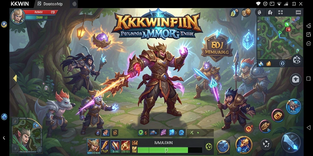 Gameplay seru KKWIN yang memukau di dunia MMORPG.