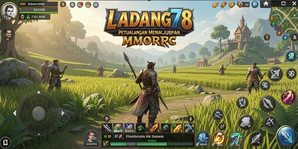 Tampilan gameplay seru dalam LADANG78 yang mengasyikkan.