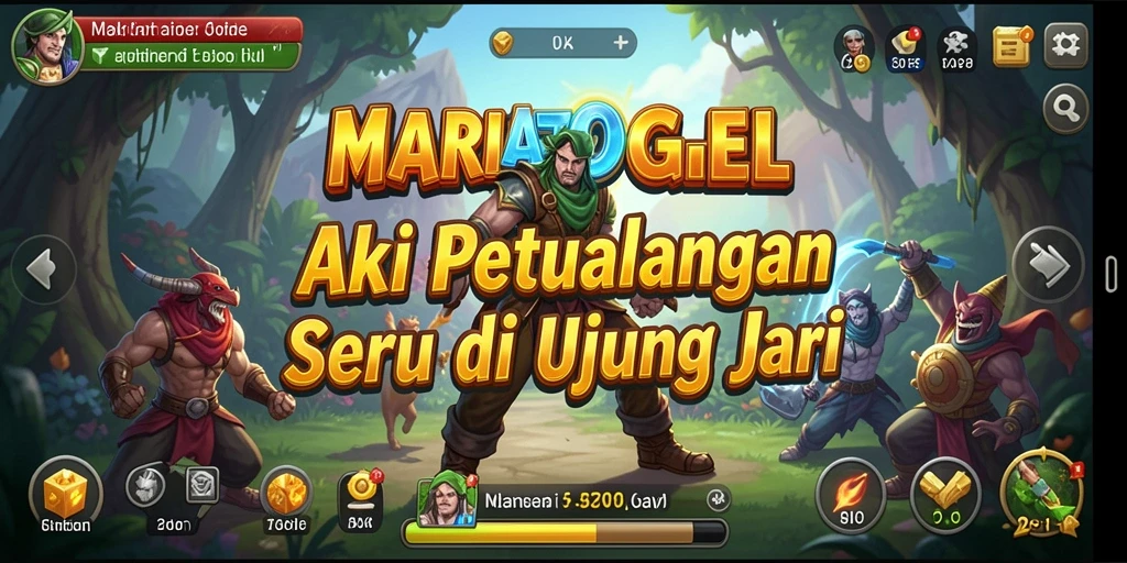 Tampilan menarik dari gameplay MARIATOGEL yang penuh aksi.