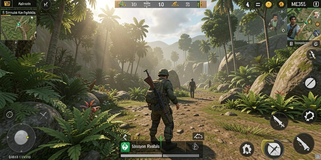 Tampilan gameplay menarik dari ME355 dalam simulasi kehidupan.