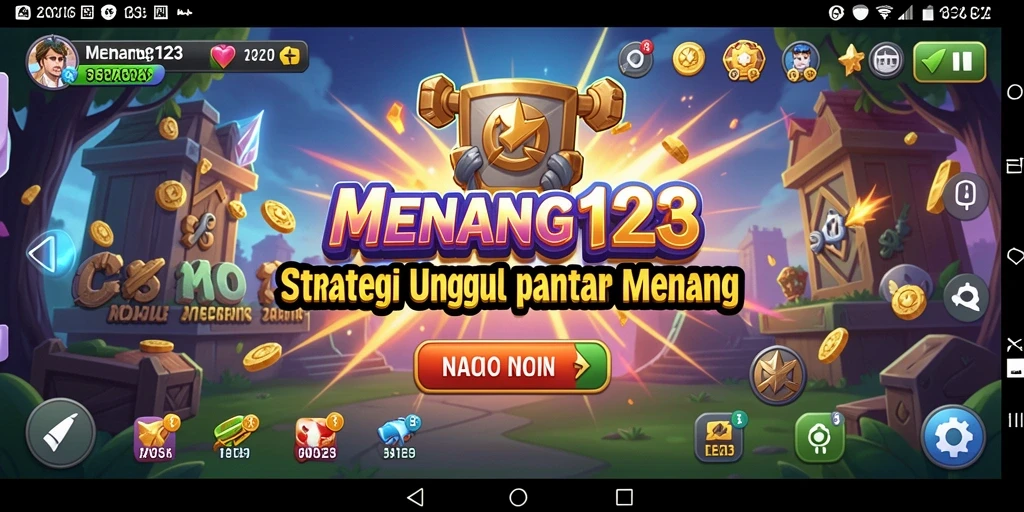Tampilan menarik gameplay MENANG123 dengan tantangan strategi.