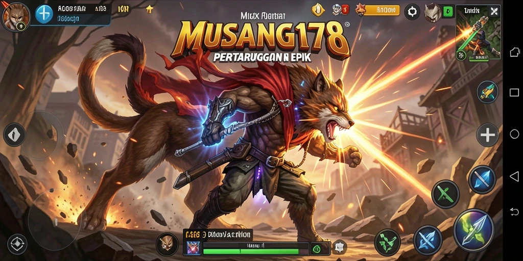 Gameplay seru dan menantang dalam MUSANG178.