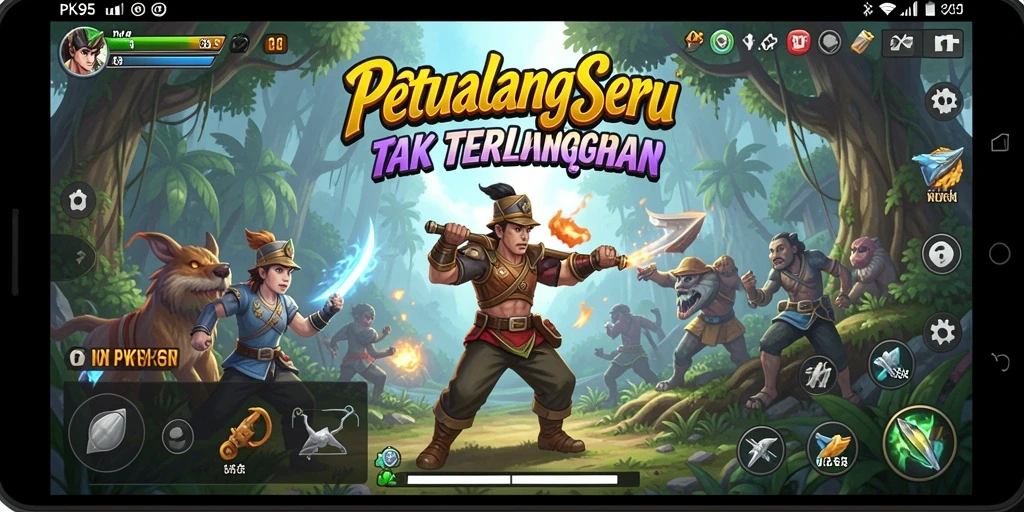 Gameplay menarik PK95 dengan grafis luar biasa.