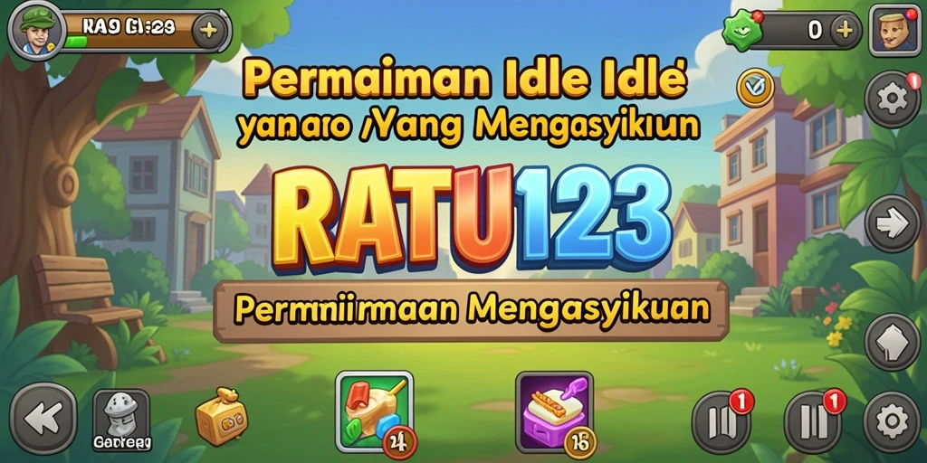 Tampilan gameplay menarik dari RATU123 yang menyenangkan.