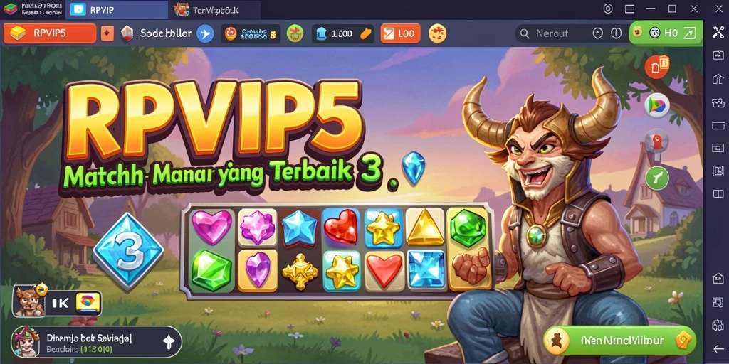 Tampilan gameplay RPVIP5 yang penuh warna dan menarik.