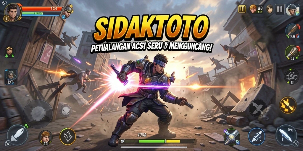 Tampilan aksi seru dari gameplay SIDAKTOTO yang mendebarkan.