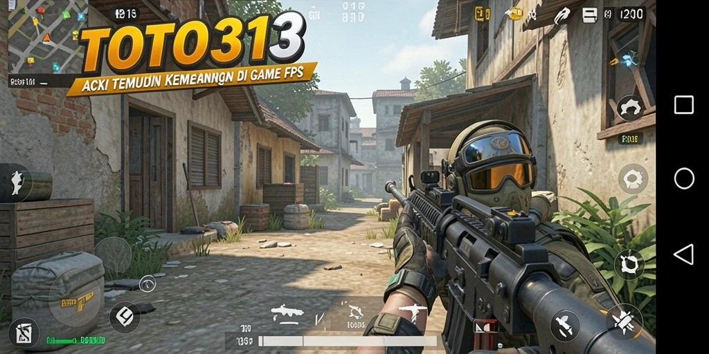 Tampilan gameplay dinamis TOTO313 dengan aksi tembak-menembak yang intens.