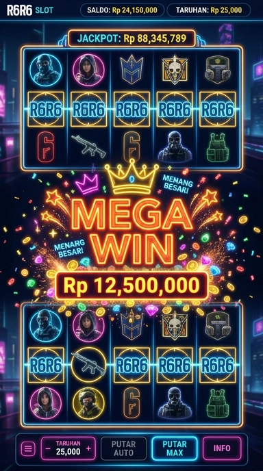 Tampilan aplikasi r6r6 yang intuitif dan mudah digunakan.